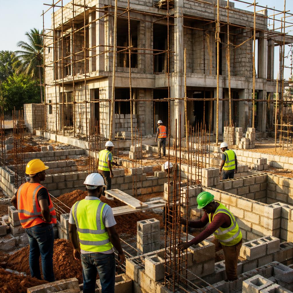 Notre chantier à Abidjan